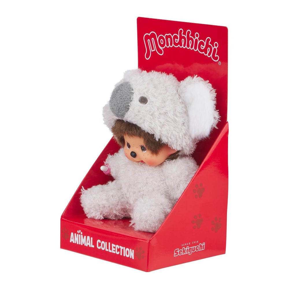 Sekiguchi Monchhichi Sitting Fluffy Koala Doll Plush
