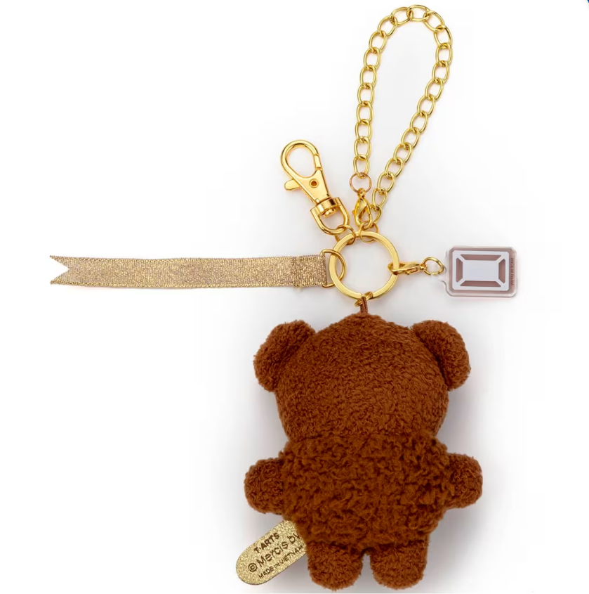 Bruna Cacao Fluffy Bag Charm Boris