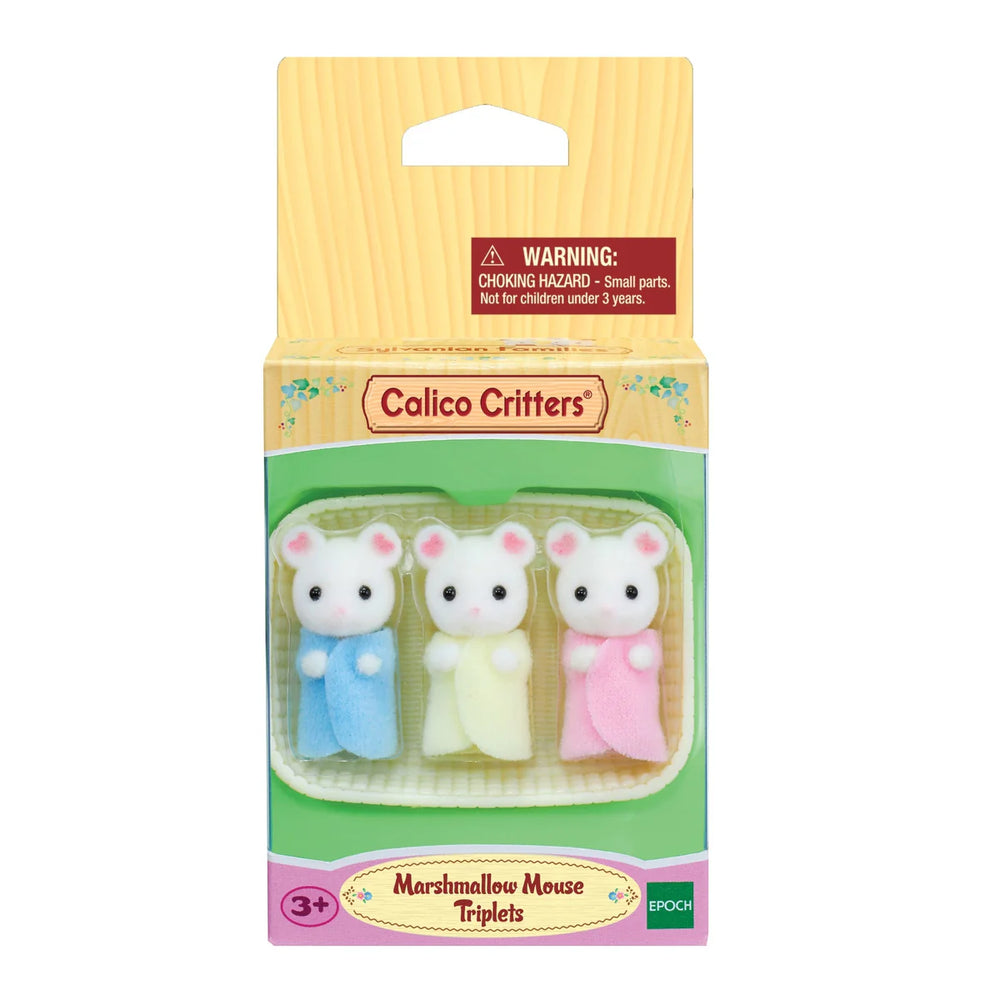 
                
                    Load image into Gallery viewer, Calico Critters Marshmallow Mouse Triplets Figure Set
                
            