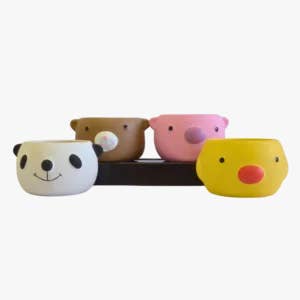 Colorful Matte Animal Pot series 2