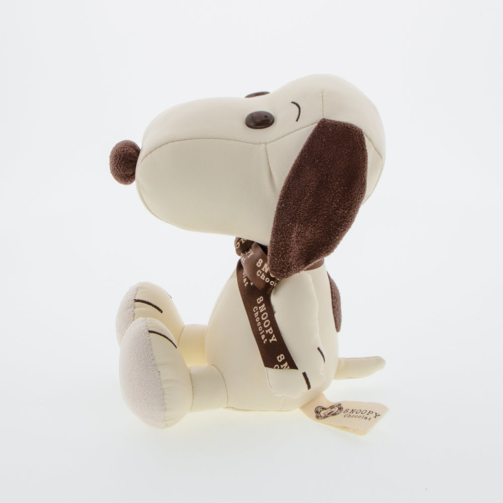 Snoopy Chocolat Leather Plush Toy