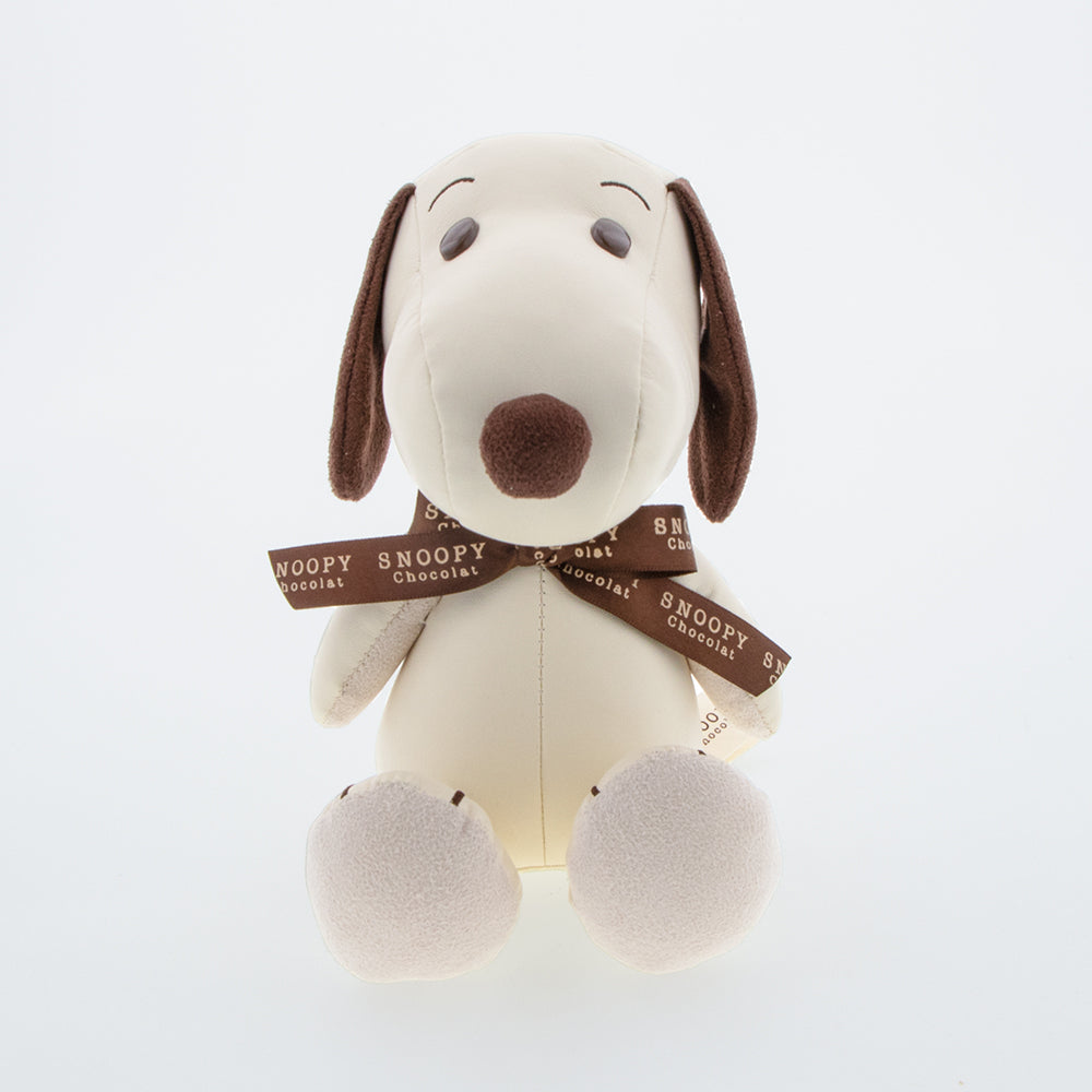 Snoopy Chocolat Leather Plush Toy