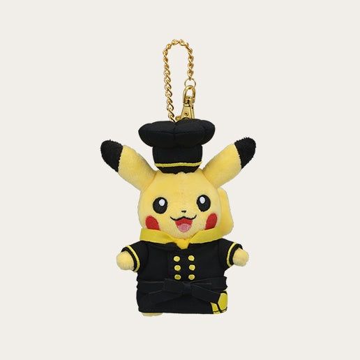 Pokémon Cafe Pikachu Plush Keychain