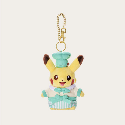 Pokémon Cafe Pikachu Plush Keychain
