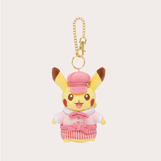 Pokémon Cafe Pikachu Plush Keychain