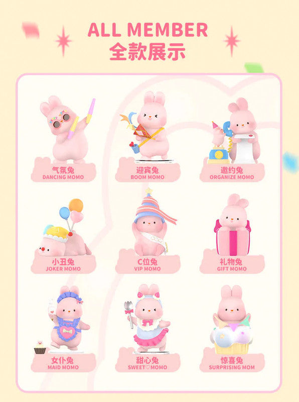
                
                    Load image into Gallery viewer, Momo Bunny Anniversary Series Blind Box
                
            