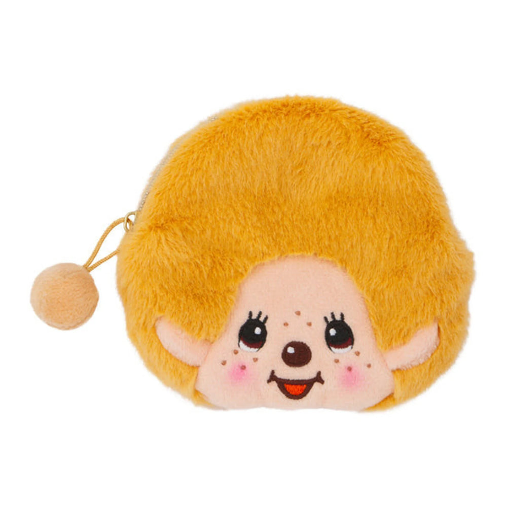 Monchhichi Beige Boy Plush Coin Purse