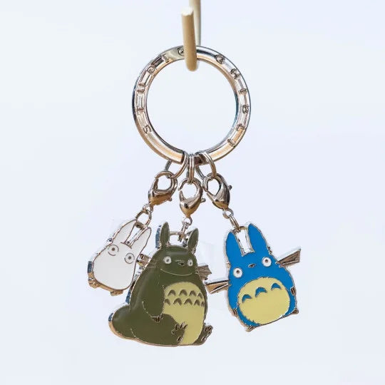 Studio Ghibli 3-piece Key Ring