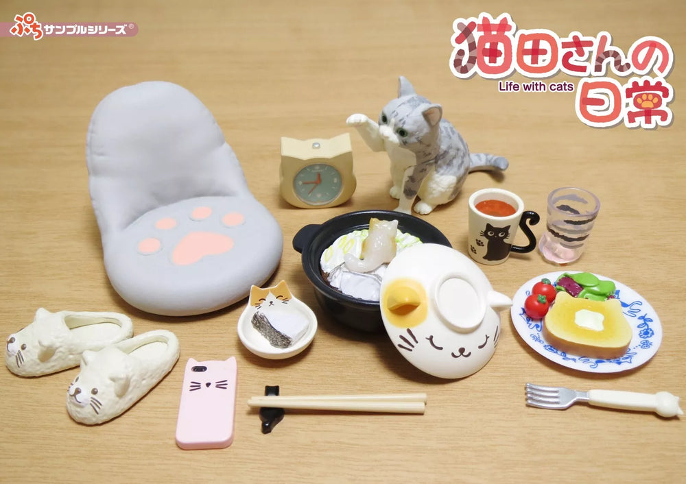
                
                    Load image into Gallery viewer, Re-Ment Miniatures Life with cats Dollhouse Decoration Furniture
                
            