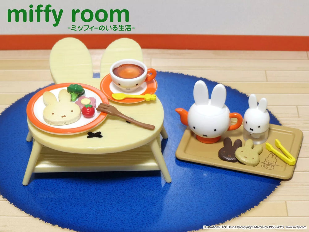 
                
                    Load image into Gallery viewer, Re-Ment Miniatures Rabbit Miffy Room Dollhouse Furniture Set
                
            