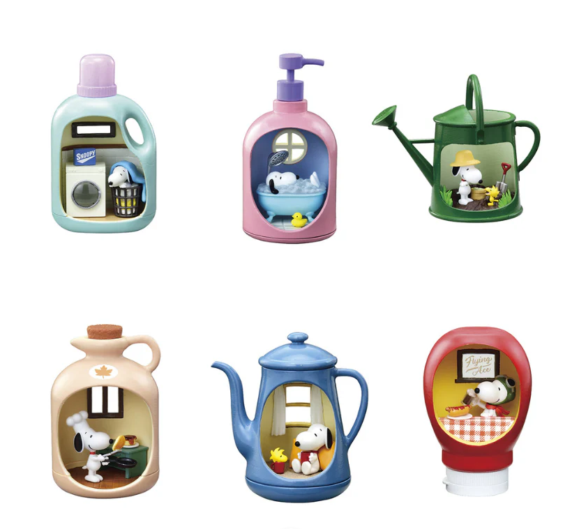 Re-Ment Snoopy's Life in a Bottle Series