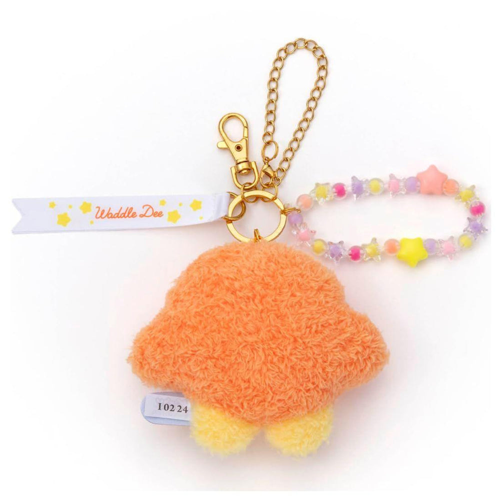 Kirby Fluffy Plush Keychain Waddle Dee
