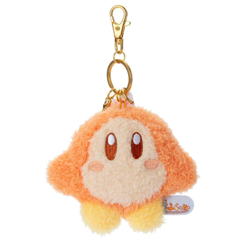 Kirby Fluffy Plush Keychain Waddle Dee