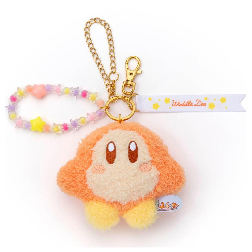 Kirby Fluffy Plush Keychain Waddle Dee