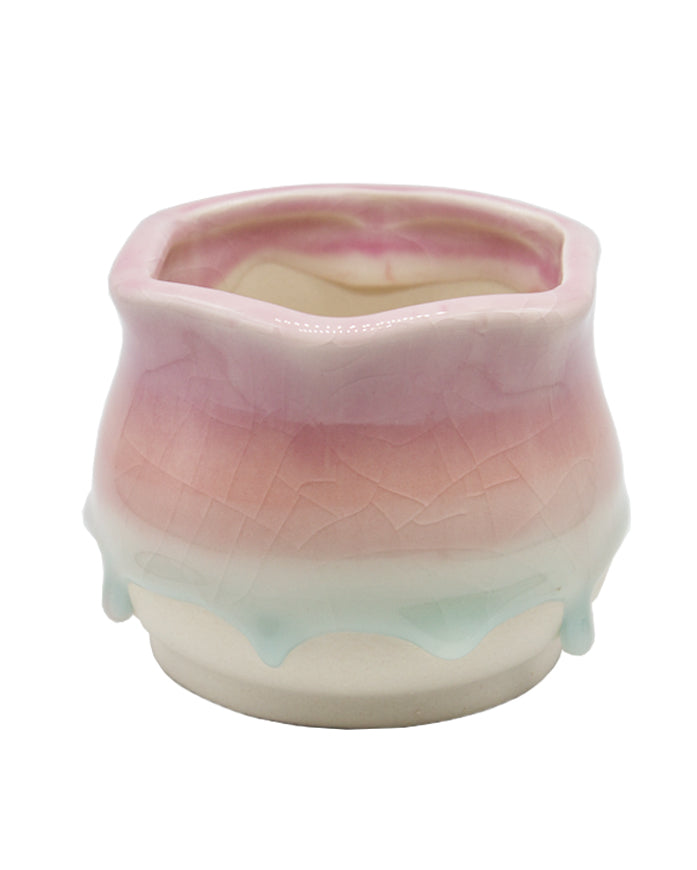 Dripping Glazed Lotus - pink/purple