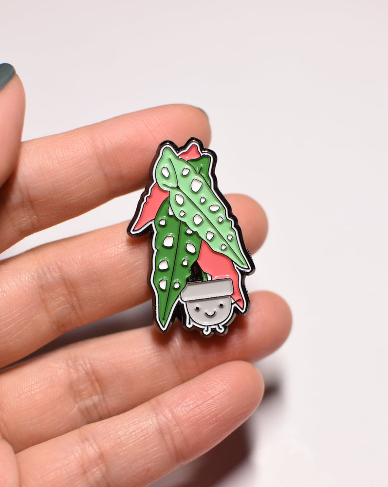Begonia Soft Enamel Pin