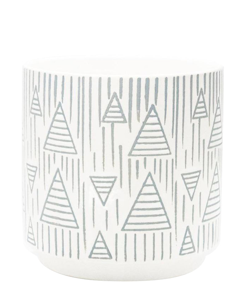 Blue Christmas Tree Pot