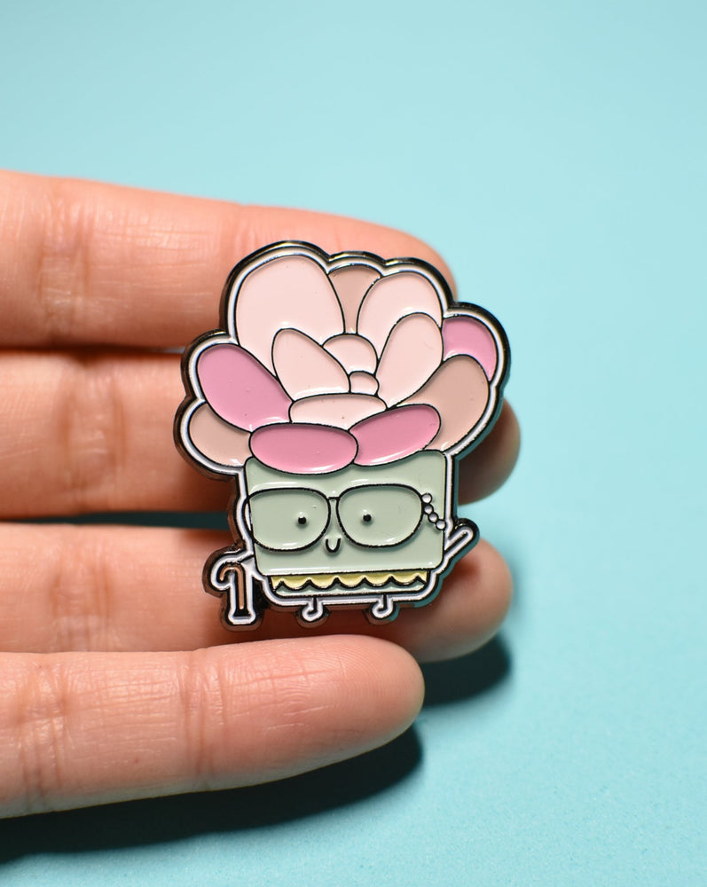 Succulent Granny Soft Enamel Pin