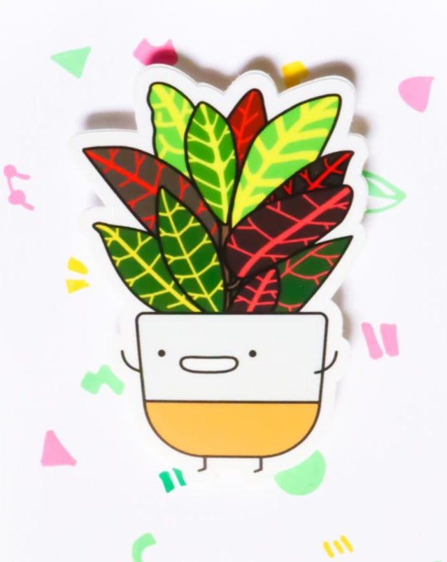 Croton Vinyl Die Cut Sticker