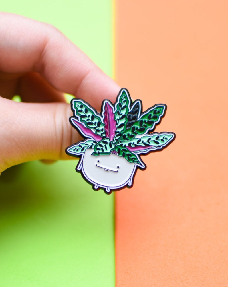 Calathea Rattlesnake Soft Enamel Pin