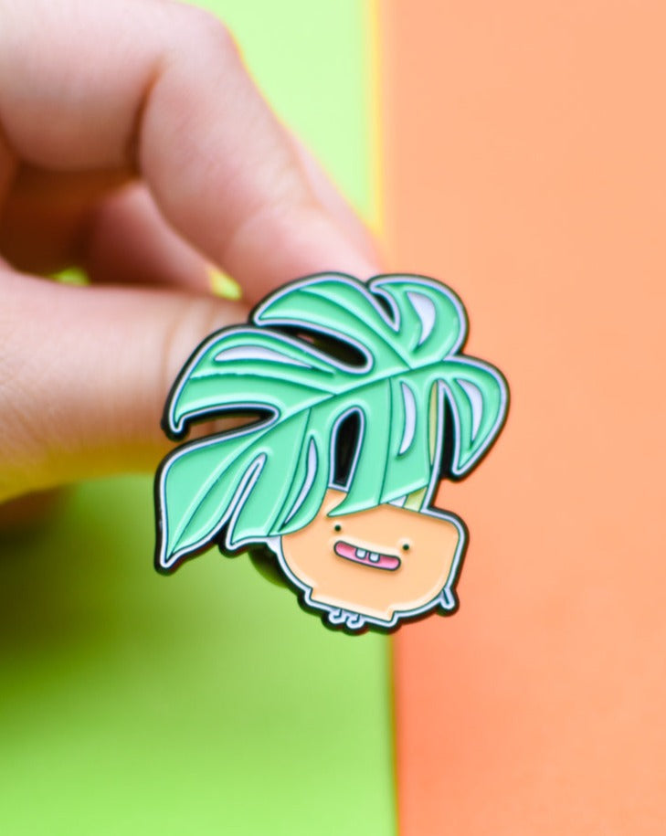 Rhaphidophora tetrasperma Soft Enamel Pin