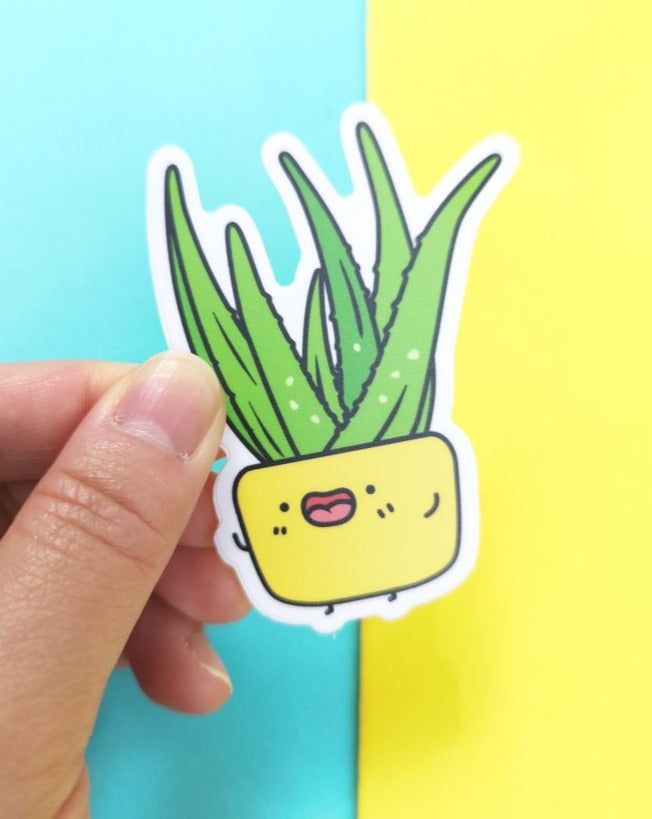 Aloe Vera vinyl sticker