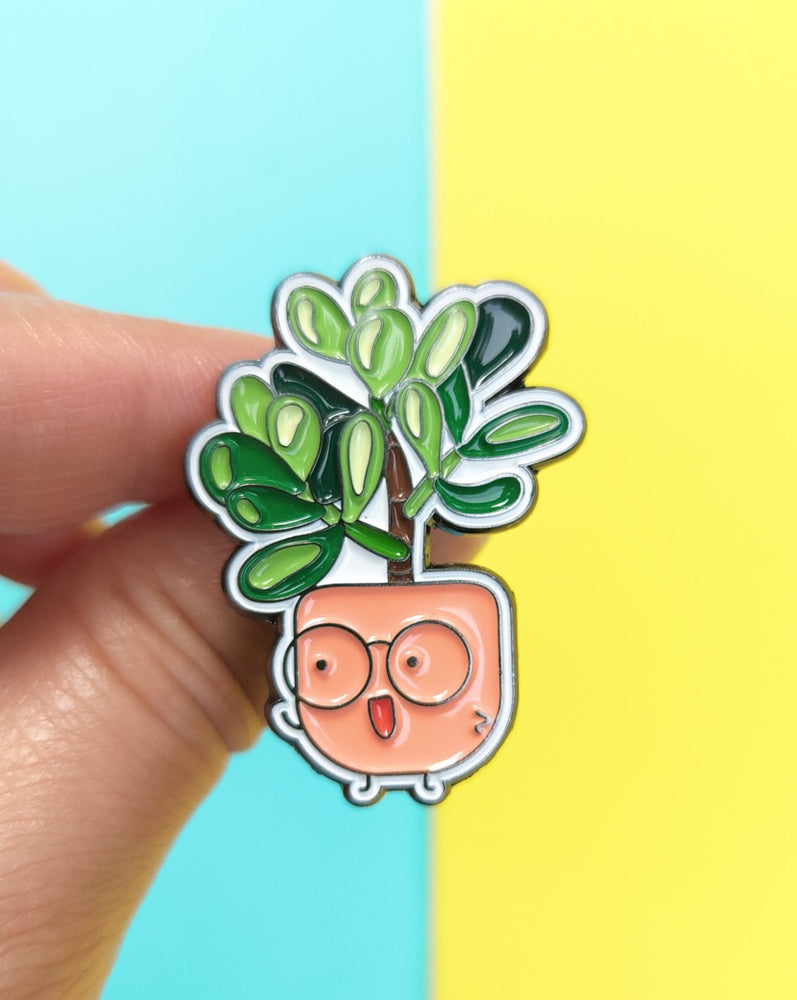 Crassula Ovata Soft Enamel Pin