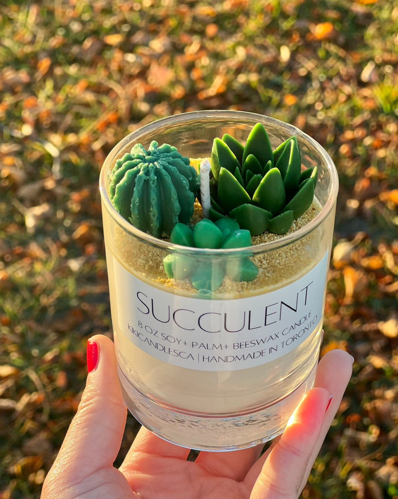 Succulent Scented Candle