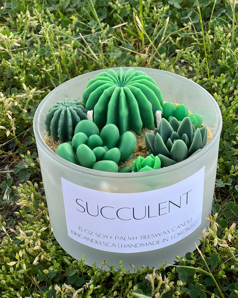 Succulent Scented Candle