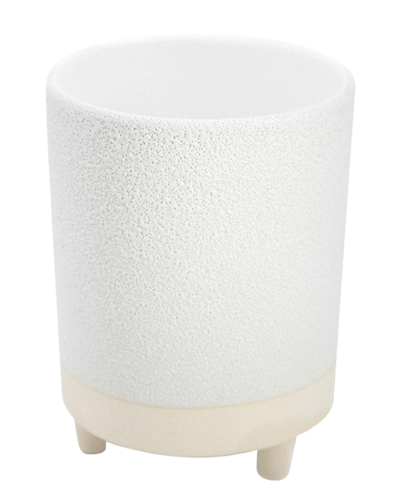 White Footed Planters on Legs