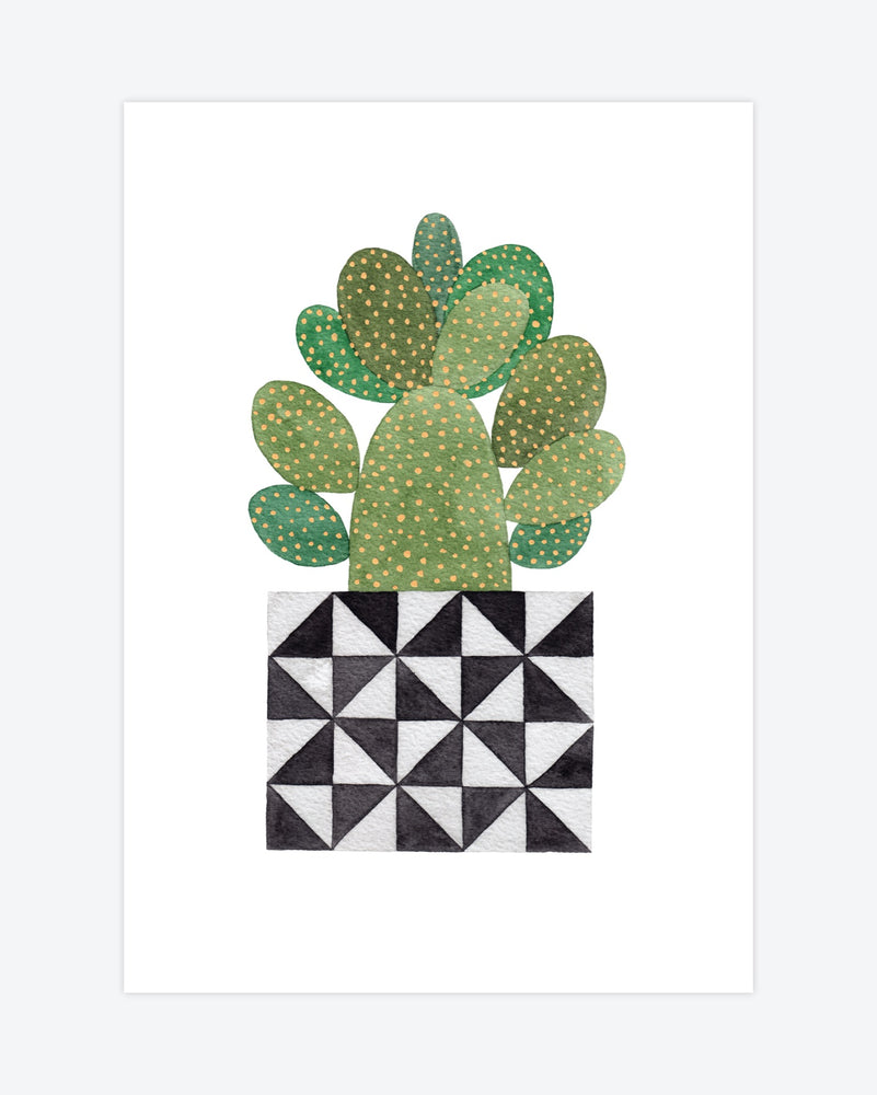 Bunny Ear Cactus A5 Print
