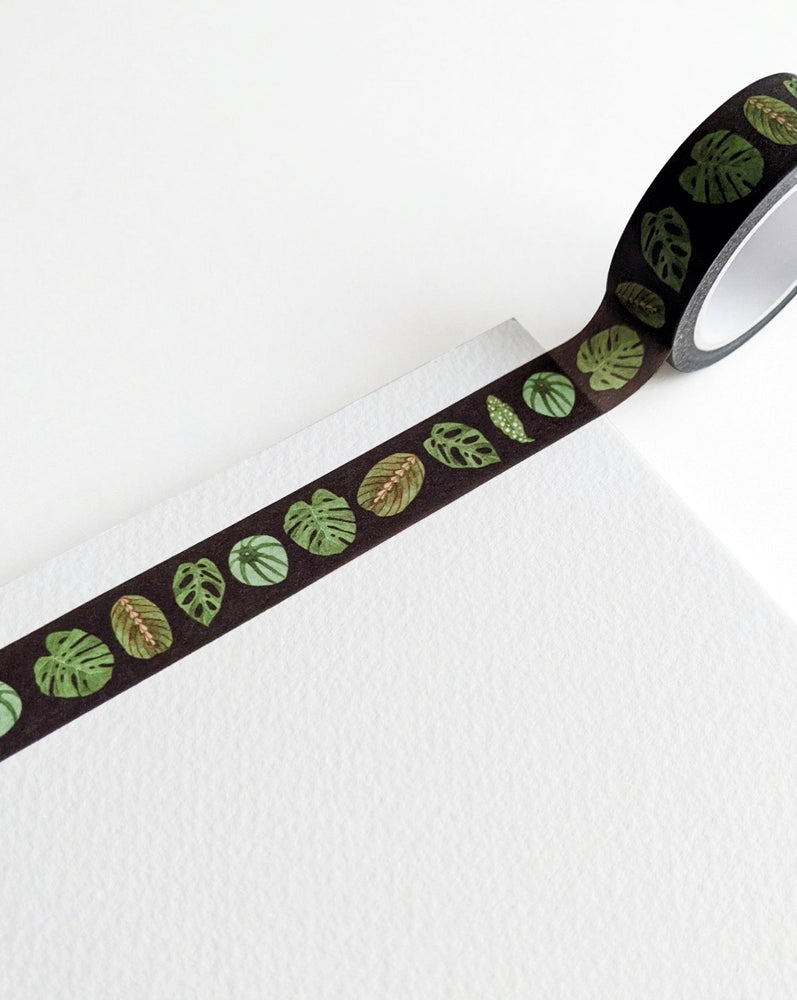 Houseplants Washi Tape - Dark